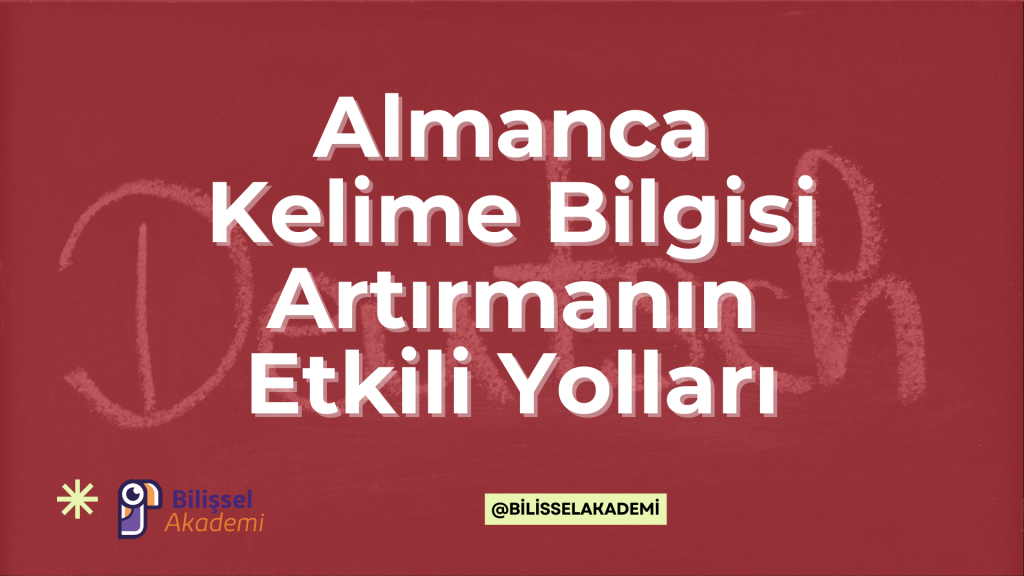 Almanca Kelime Bilgisi
