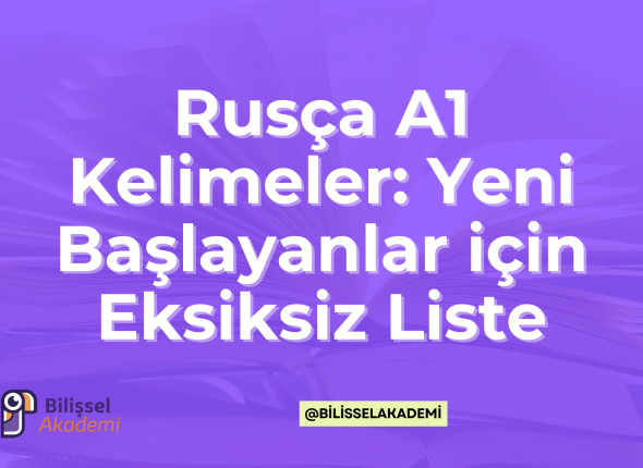 Rusça A1 Kelimeler