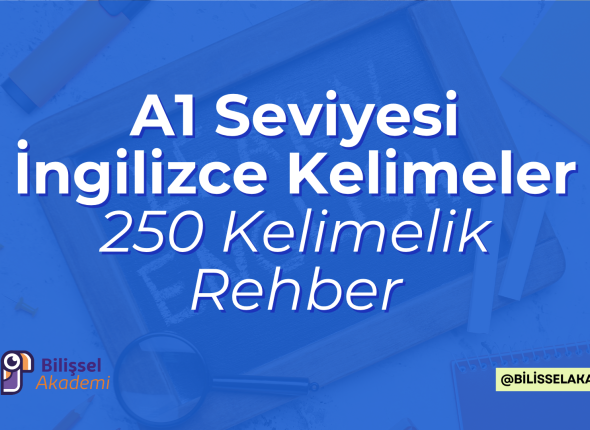 A1 Seviyesi İngilizce Kelimeler