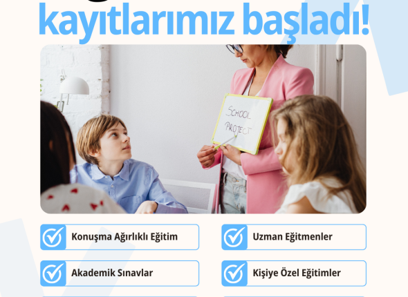 Ankara 3. sınıf İngilizce kursu