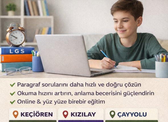 LGS hızlı okuma kursları