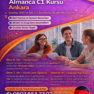 Almanca C1 Kursu Ankara