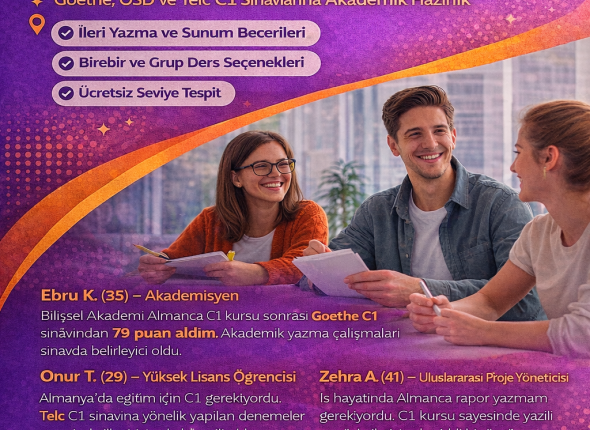 Almanca C1 Kursu Ankara