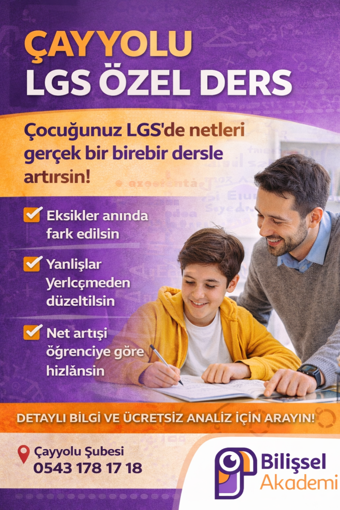 çayyolu lgs özel ders