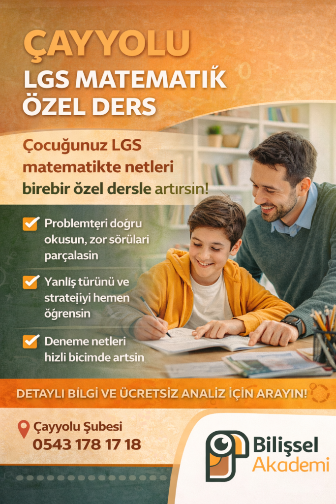 çayyolu lgs matematik özel ders