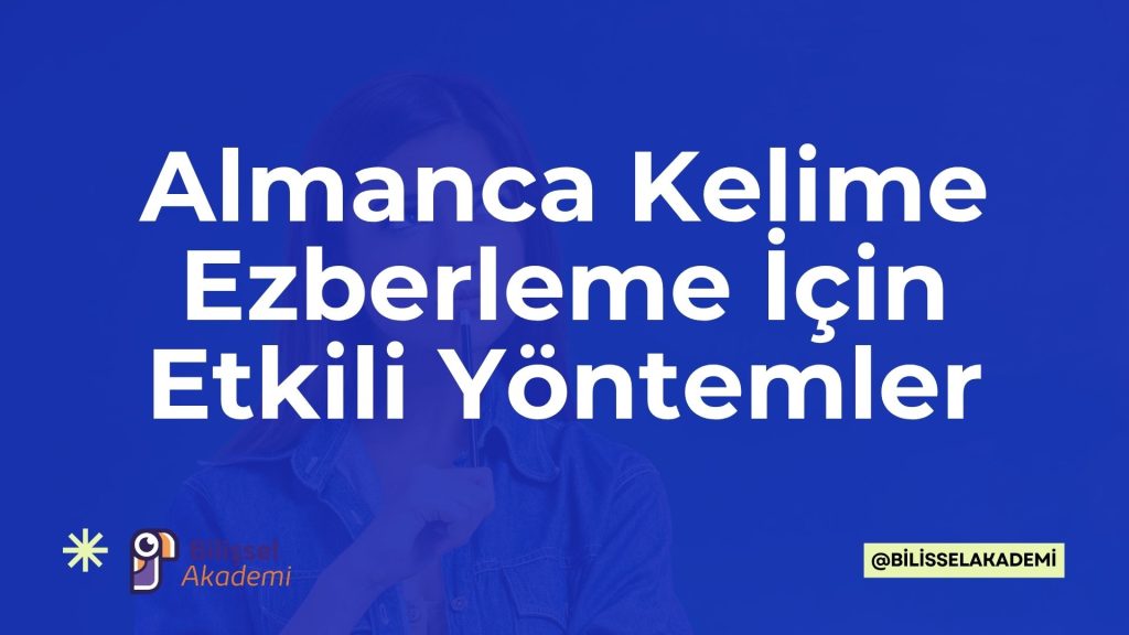 Almanca kelime ezberleme