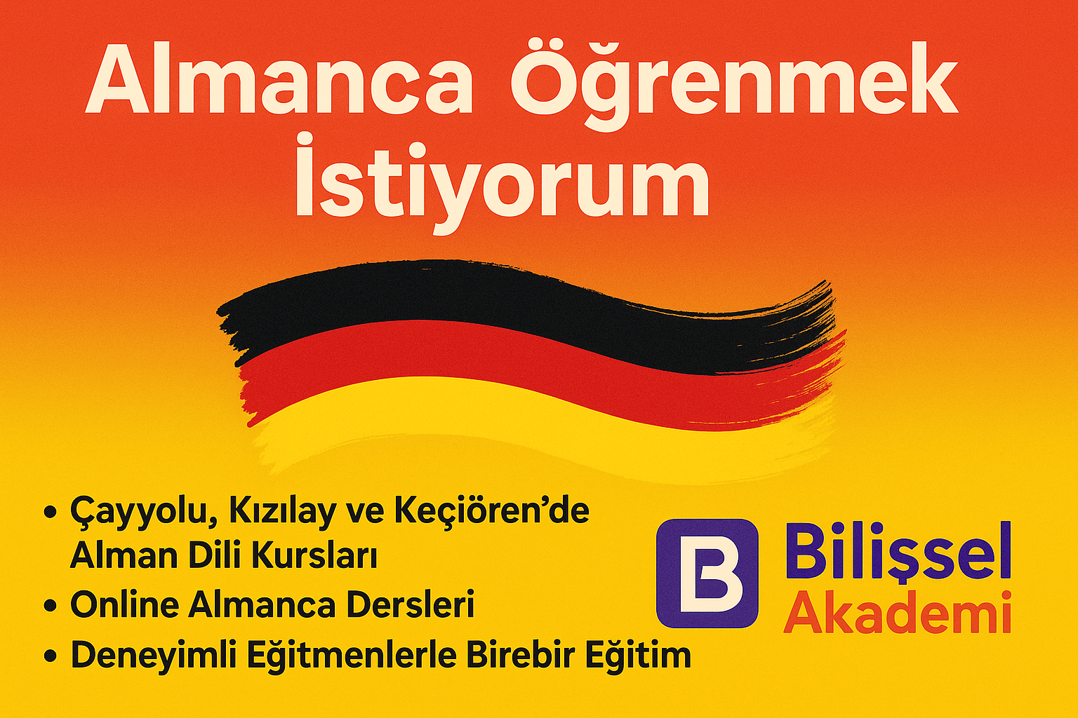 Almanca Öğrenmek İstiyorum