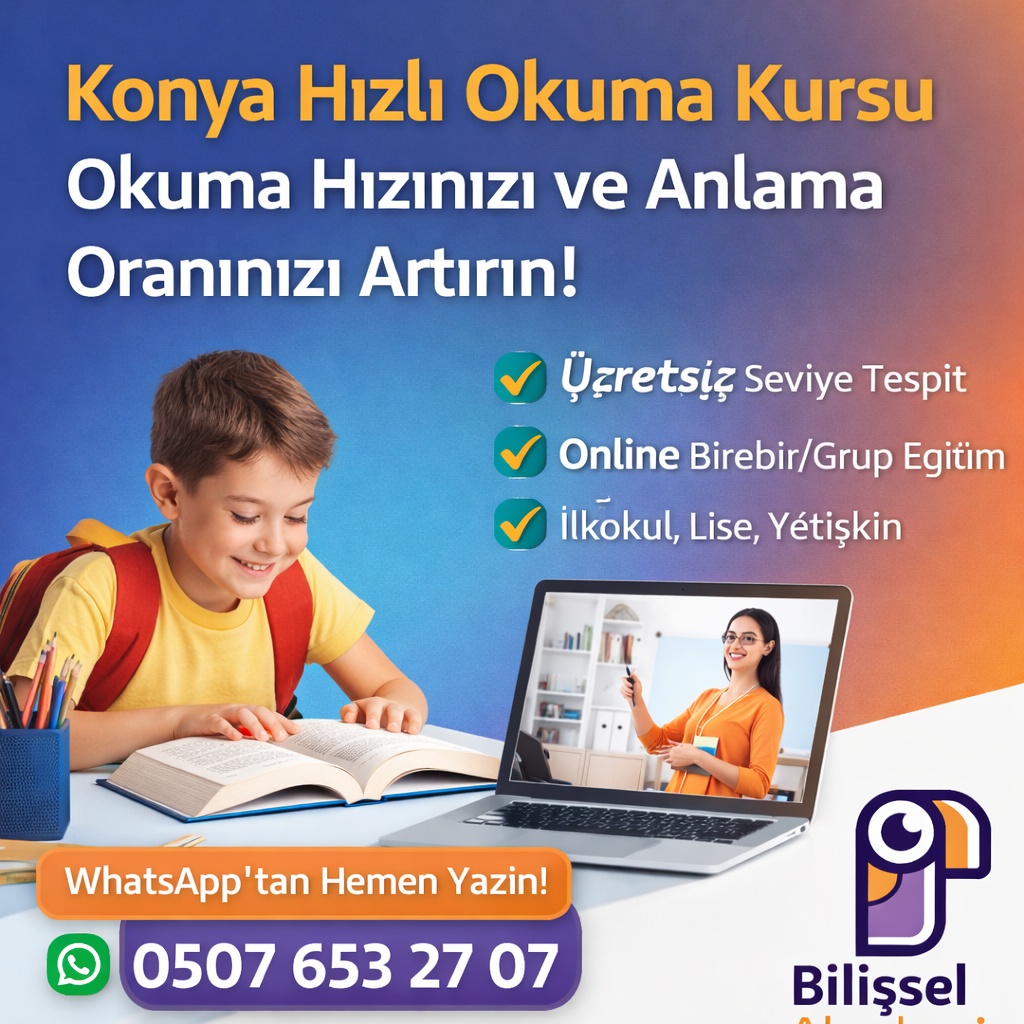 Konya Hızlı Okuma Kursu