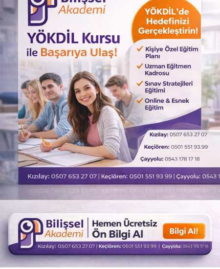 Bilişsel Akademi YÖKDİL kursu tanıtımı