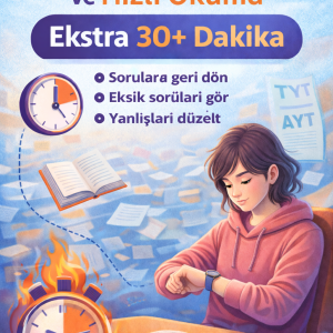 Sınavlarda zaman yönetimi ve hızlı okuma